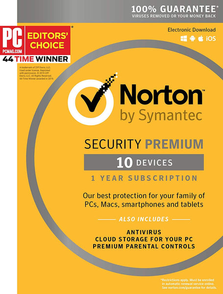 Symantec Norton Security Premium – 10 dispositivos