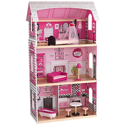 KidKraft Bonita Rosa Casa de Muñecas Muñecas de 12"