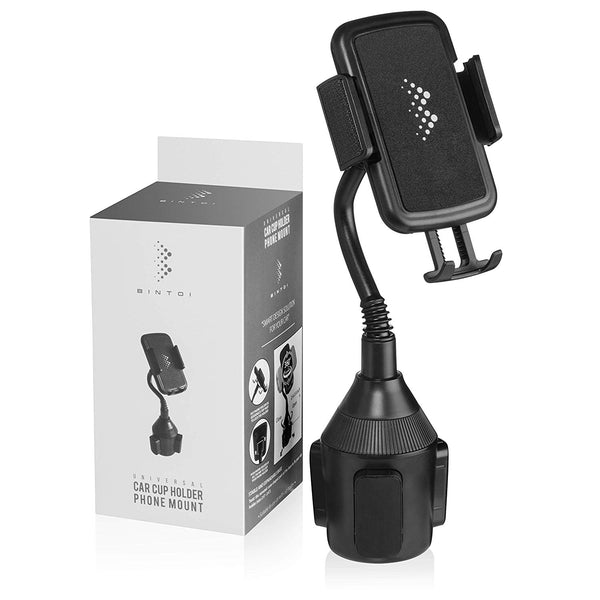 Soporte universal para teléfono con portavasos para automóvil