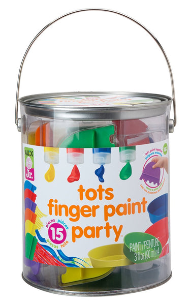 Fiesta de pintura con los dedos de ALEX Jr. Tots