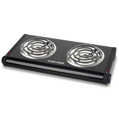 Black & Decker double burner