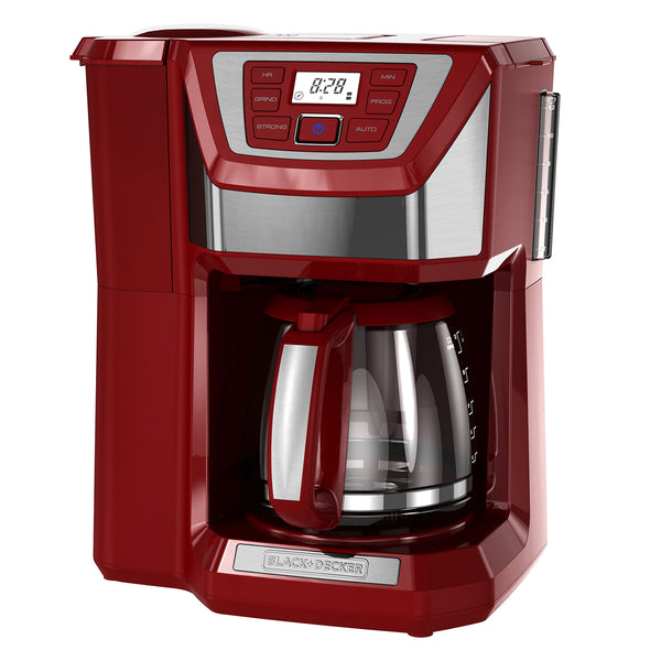 Black+Decker 12-Cup Programmable Coffeemaker with Built-In Grinder