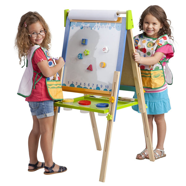 Caballete de arte ajustable de pie premium 3 en 1 con accesorios