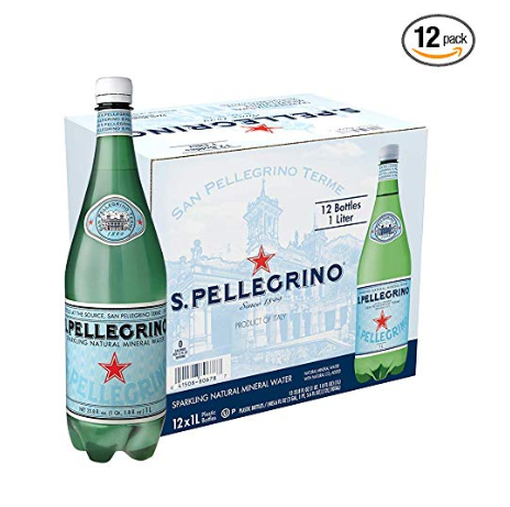 12 Bottles of S.Pellegrino Sparkling Natural Mineral Water