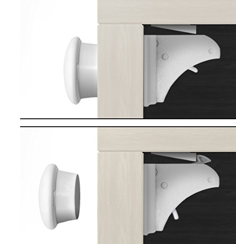 Pack of 4 magnetic child safety locks