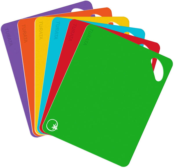 Pack Of 6 Flexible Plastic Cutting Boards