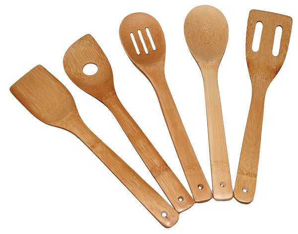 5-Piece Bamboo Utensil Set