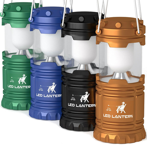 Pack de 4 linternas de camping.
