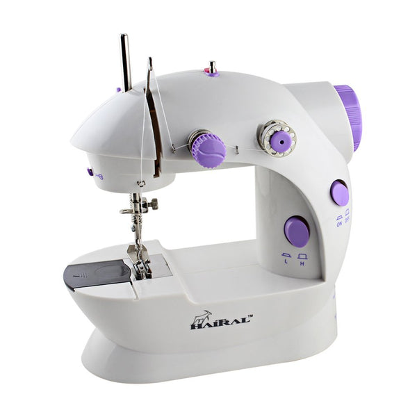 Portable 2 speed sewing machine