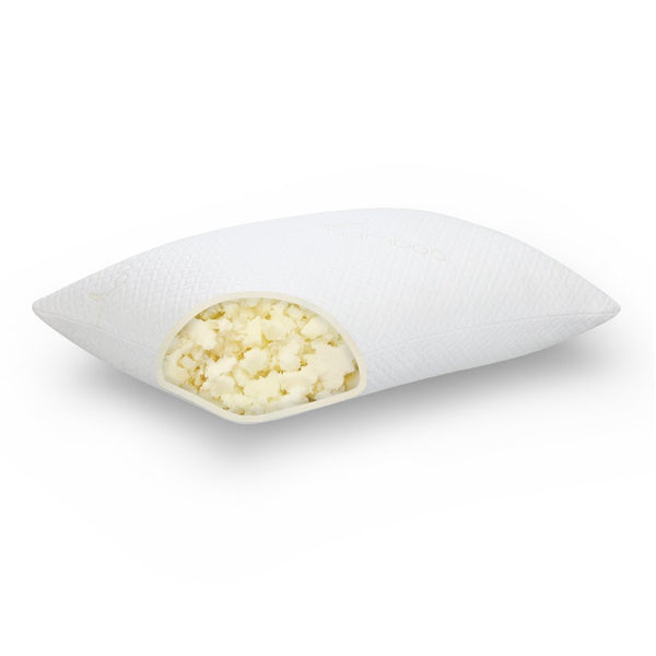 Memory foam pillow with washable bamboo cover