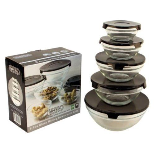 5 Pcs Glass Nested Dipping or Storage Bowls