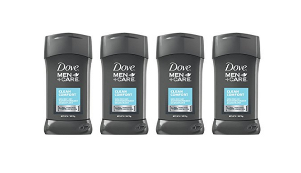 Pack of 4 Dove Men+Care deodorant sticks