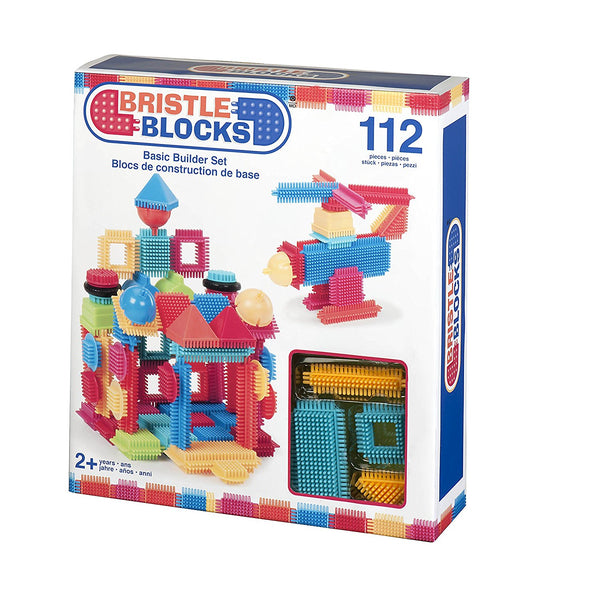 ristle Blocks Toy Building Blocks for Toddlers (112 pieces)