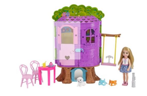 Barbie Club Chelsea Treehouse - Casa de muñecas con accesorios