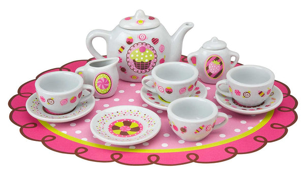 ALEX Toys Craft 13 Piece Tea Set Party with Over 100 Stickers