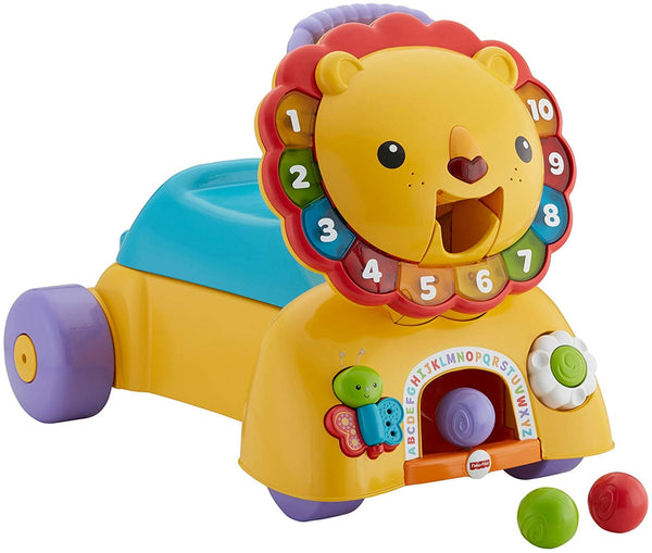 León 3 en 1 para sentarse, caminar y montar de Fisher-Price