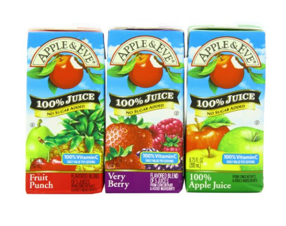 Pack of 32 Apple & Eve Juice Variety Pack