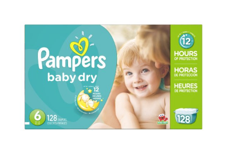 Paquete de 128 Pampers talla 6