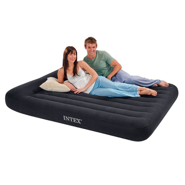 Airbed with Built-in Pillow and Electric Pump