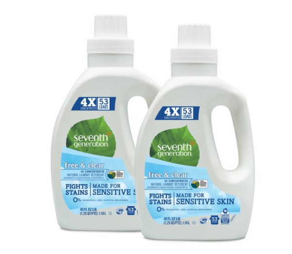2 Seventh Generation Laundry Detergent