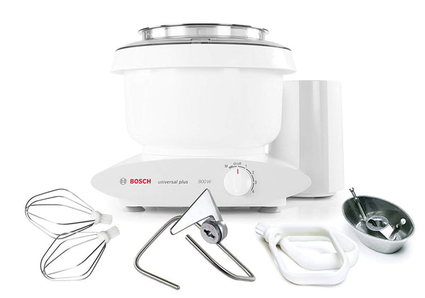 Bosch Universal Plus Stand Mixer, with NutriMill Baker's Accessory Pack