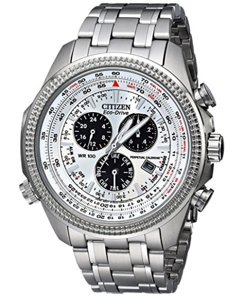Reloj deportivo Citizen Eco-Drive de acero inoxidable para hombre