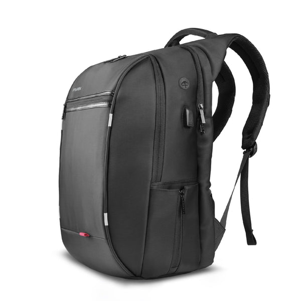 Mochila para portátil con puerto de carga USB.