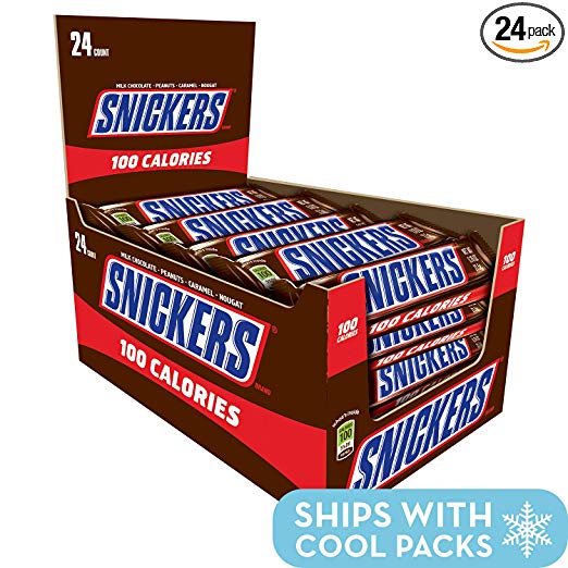 24 barras de chocolate Snickers