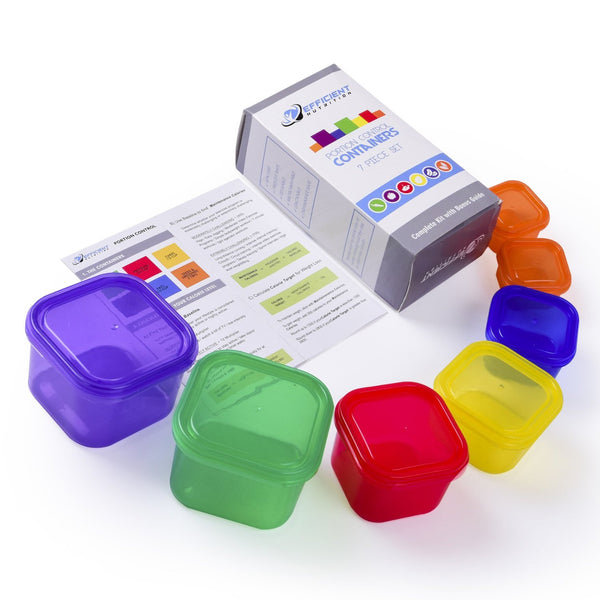 7-Piece Portion Control Containers + 21-Day Planner