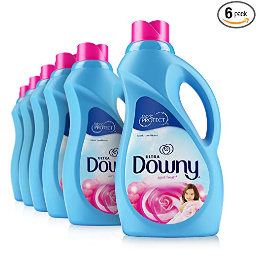 Paquete de 6 suavizante de telas líquido Downy Ultra April Fresh, 40 cargas