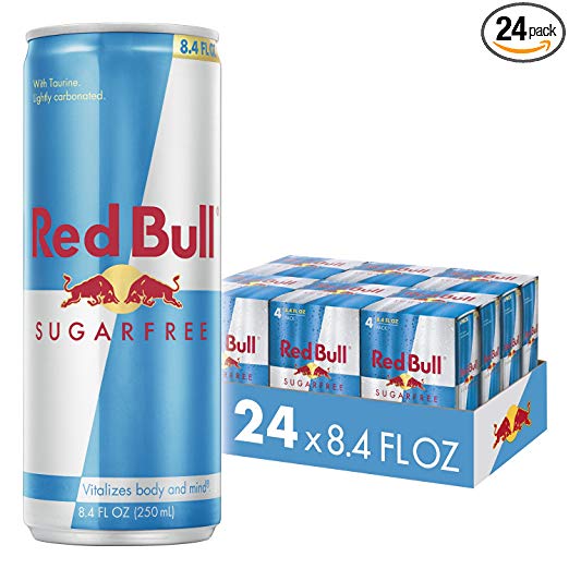 24-Pack 8.4-Oz Red Bull Sugar Free Energy Drink