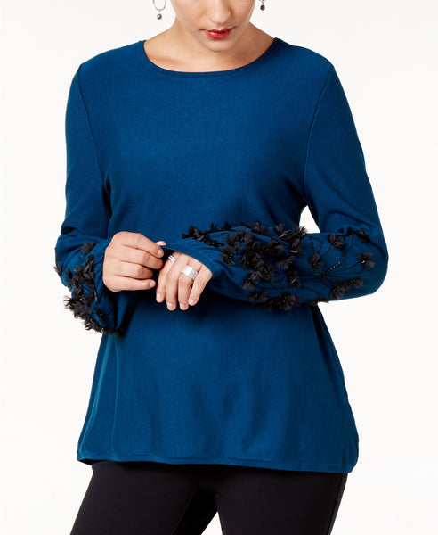 Fancy sleeve sweater