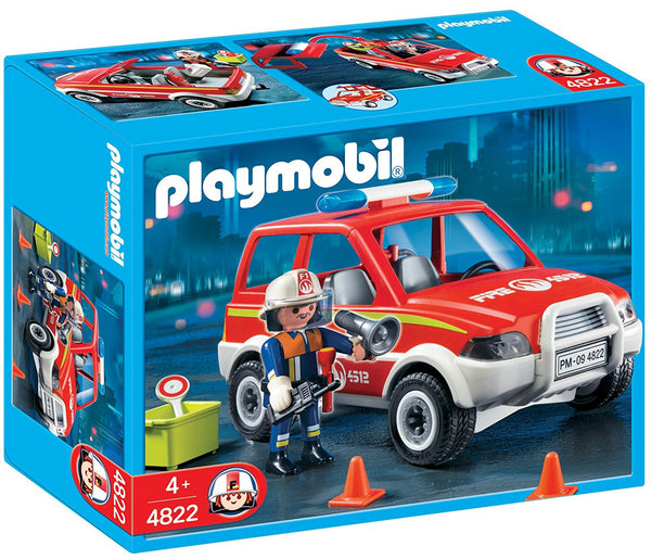 Playmobil Fire Chief and Car