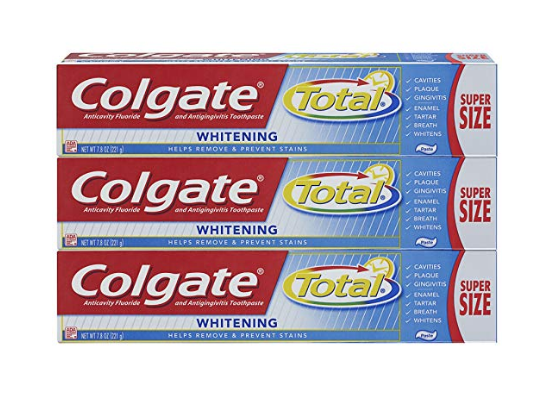3 Colgate Total Whitening Toothpaste
