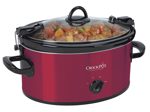 Crock-Pot 6-Quart Cook & Carry Oval Manual Portable Slow Cooker