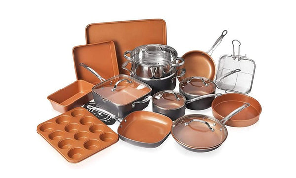 Gotham Steel Nonstick Ti-Cerama Cookware and Bakeware Set