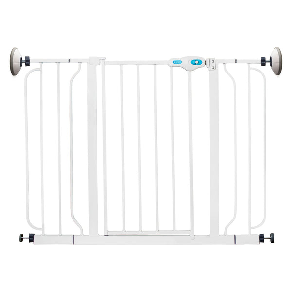 Easy Open 50 Inch Wide Baby Gate With Extension Kit