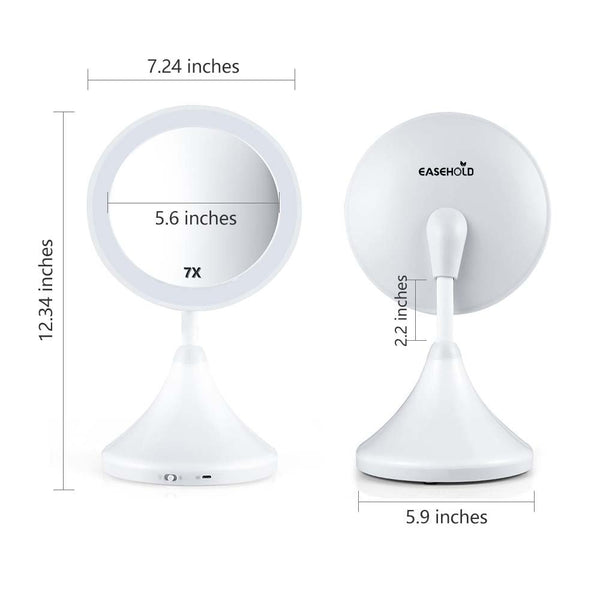 LED vanity makeup mirror