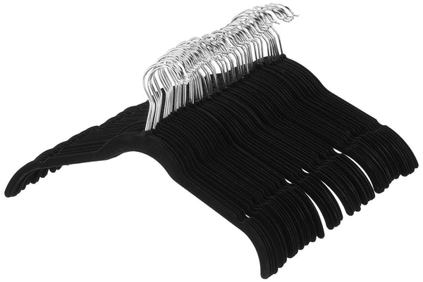 Pack of 50 AmazonBasics Velvet Shirt/Dress Hangers