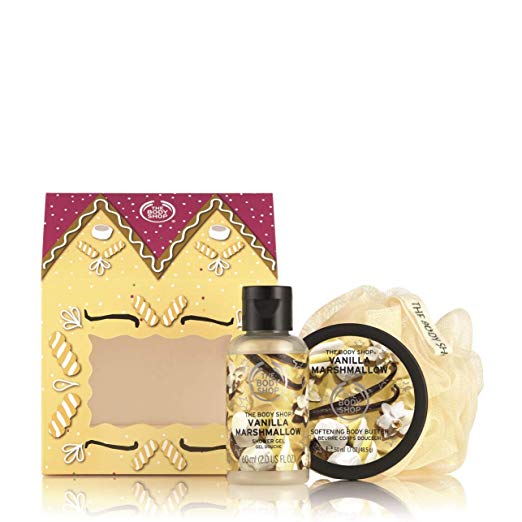 Body Shop Vanilla Marshmallow Delights 3-Piece Travel Gift Set