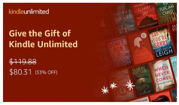 Membresía Kindle ilimitada de 12 meses