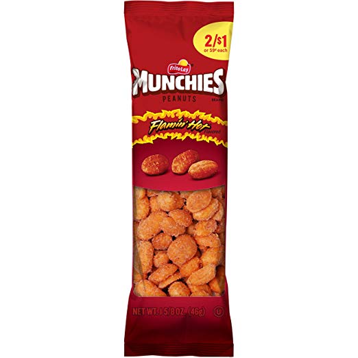 36-Count Munchies Flamin' Hot Flavored Peanuts