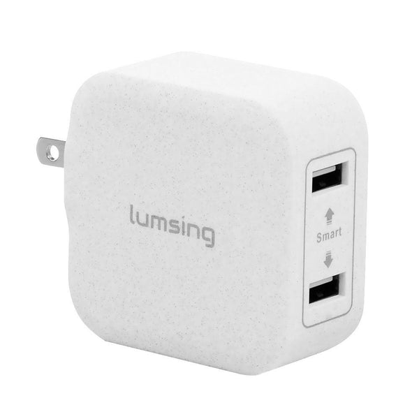 Dual USB wall charger - 3 colors