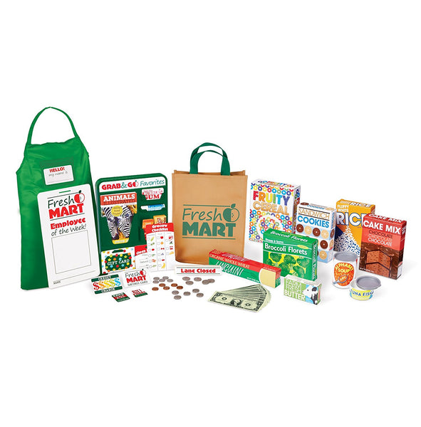 Juego complementario de comestibles y juegos de rol de 84 piezas para niños