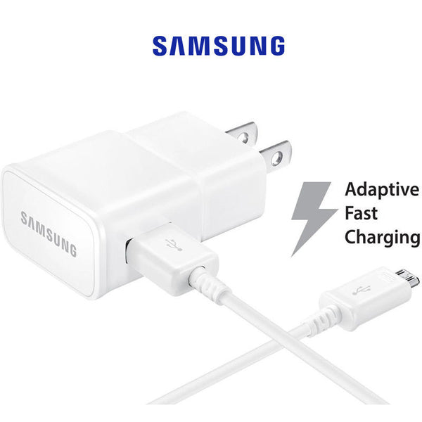 Authentic Samsung Galaxy S6 S7 OEM Adaptive Fast Charger + Micro USB Cable