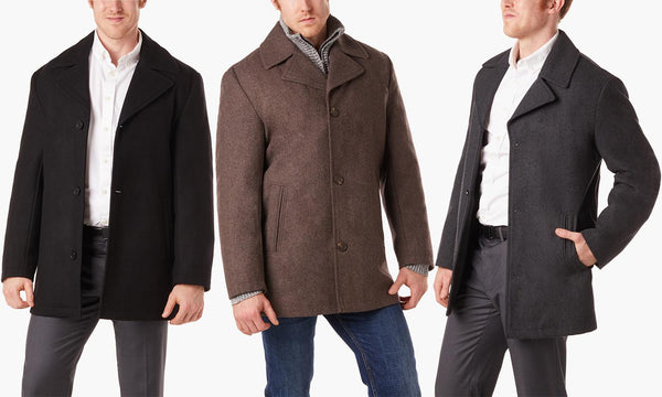 London Fog Men's Bolton Wool Car Coat