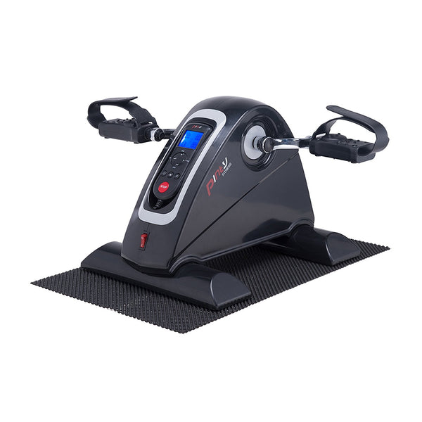 Motorized mini exercise bike pedal