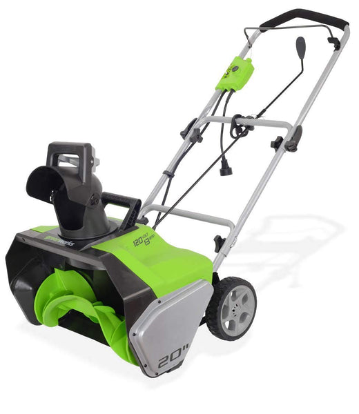 Greenworks 20-Inch 13 Amp Corded Snow Thrower