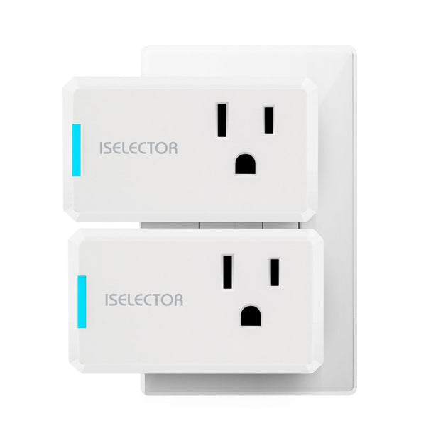 Pack de 2 mini enchufes inteligentes: funciona con Alexa