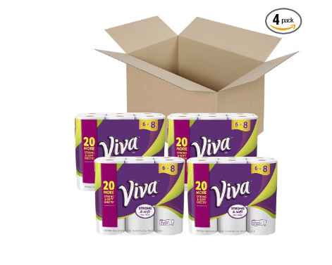 24 Rollos de toallas de papel VIVA